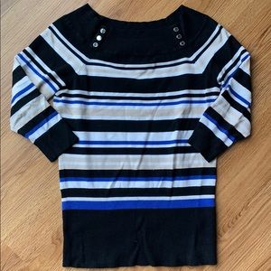 White House Black market quarter length sweater